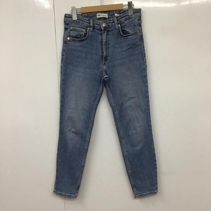 ザラ ZARA パンツ デニム、ジーンズ 38 無地 水色 / ライトブルー /  レディース USED 古着 中古 10130988