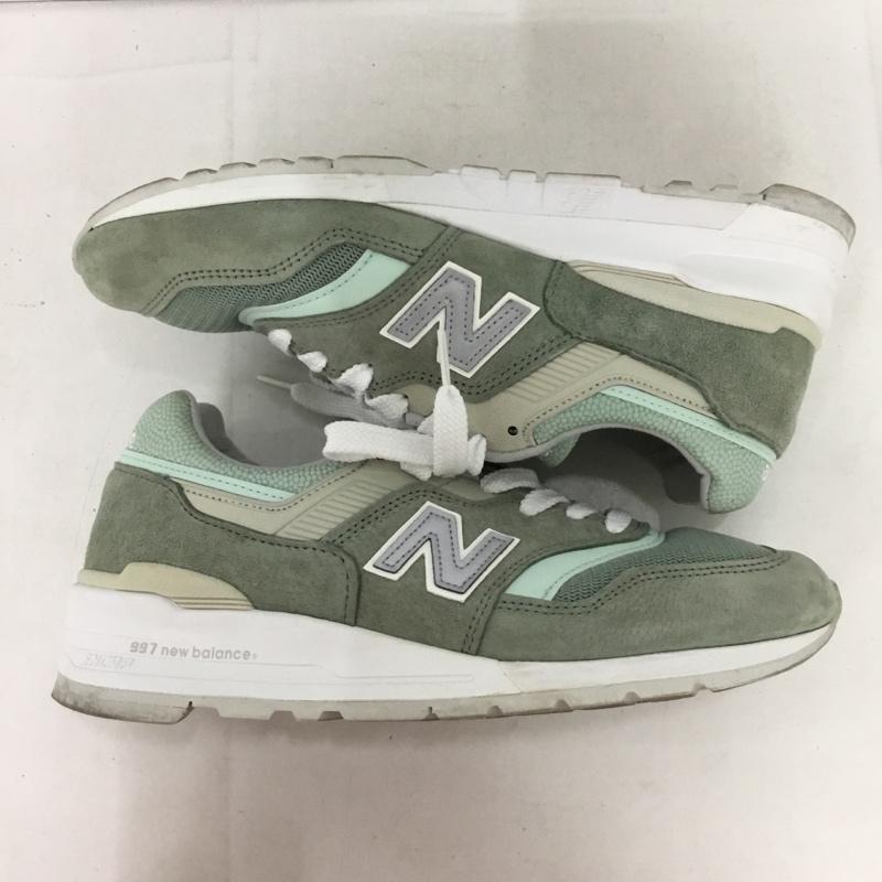 ニューバランス New Balance スニーカー スニーカー M997SOB USA製 26.5cm 26.5cm ロゴ、文字 薄緑 / ライトグリーン /  メンズ USED 古着 中古 10136286