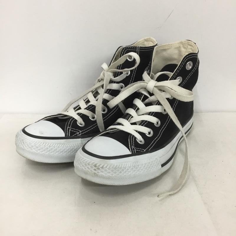 コンバース CONVERSE スニーカー スニーカー M9160 ALL STAR HI ハイカット 23cm 23.0cm ロゴ、文字 黒 / ブラック / X 白 / ホワイト /  レディース USED 古着 中古 10141558