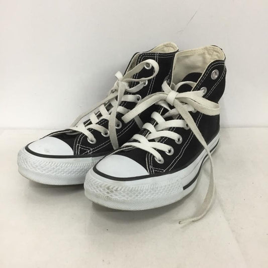 コンバース CONVERSE スニーカー スニーカー M9160 ALL STAR HI ハイカット 23cm 23.0cm ロゴ、文字 黒 / ブラック / X 白 / ホワイト /  レディース USED 古着 中古 10141558