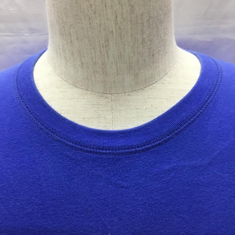 アバクロンビーアンドフィッチ ABERCROMBIE&FITCH Tシャツ 半袖 半袖カットソー プリントTシャツ クルーネックカットソー S ロゴ、文字 青 / ブルー /  メンズ USED 古着 中古 10116703