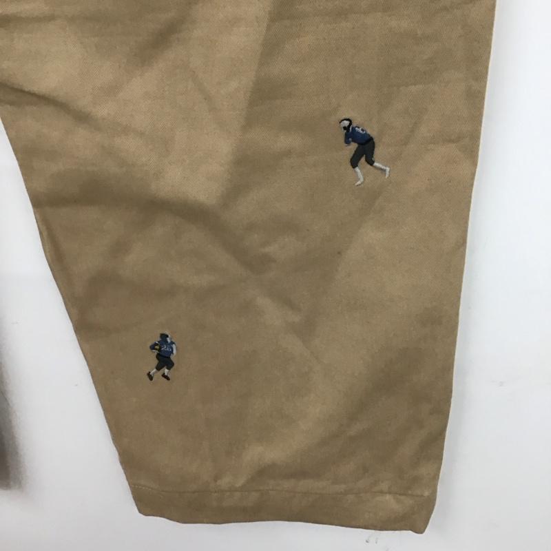ブルックスブラザーズ BROOKS BROTHERS パンツ チノパン W32 刺繍 アメフト 32インチ 総柄 ベージュ / ベージュ /  メンズ USED 古着 中古 10111218