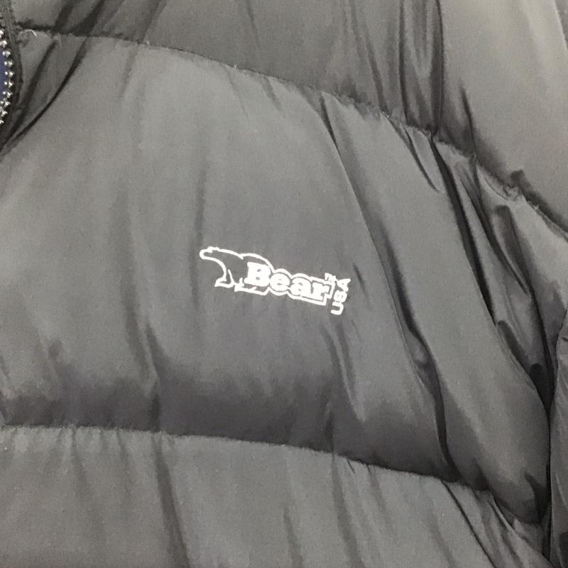 ベアー Bear USA ジャケット、上着 ジャンパー、ブルゾン ジップアップジャケット ダウンジャケット アウター リバーシブル L ロゴ、文字 黒 / ブラック /  メンズ USED 古着 中古 10132551