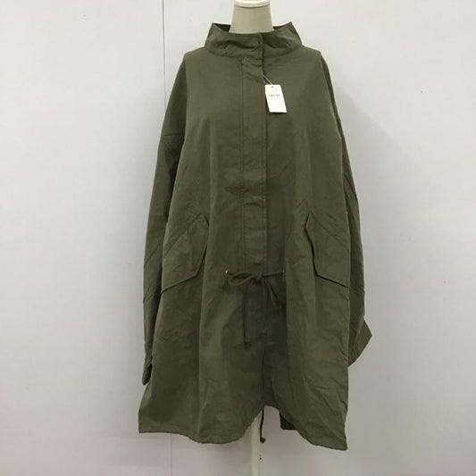 イング INGNI コート コート一般 221-750093-07 スタンドカラーモッズコート タグ付き M 無地 カーキ / カーキ /  レディース USED 古着 中古 10122469