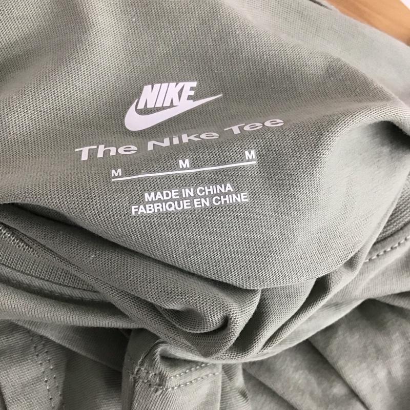 ナイキ NIKE Tシャツ 長袖 HF0781-370 M 無地 X ロゴ、文字 カーキ / カーキ /  レディース USED 古着 中古 10150844