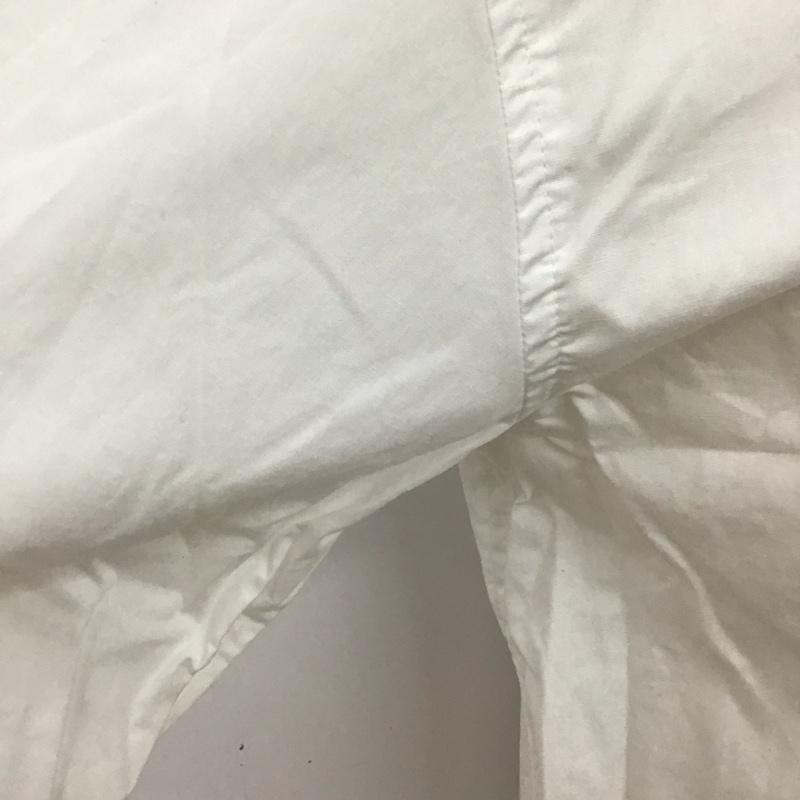 ナノベース nano base シャツ、ブラウス 長袖 BA82SHL021CO 胸ポケット XL 無地 白 / ホワイト / X 紺 / ネイビー /  メンズ USED 古着 中古 10118110