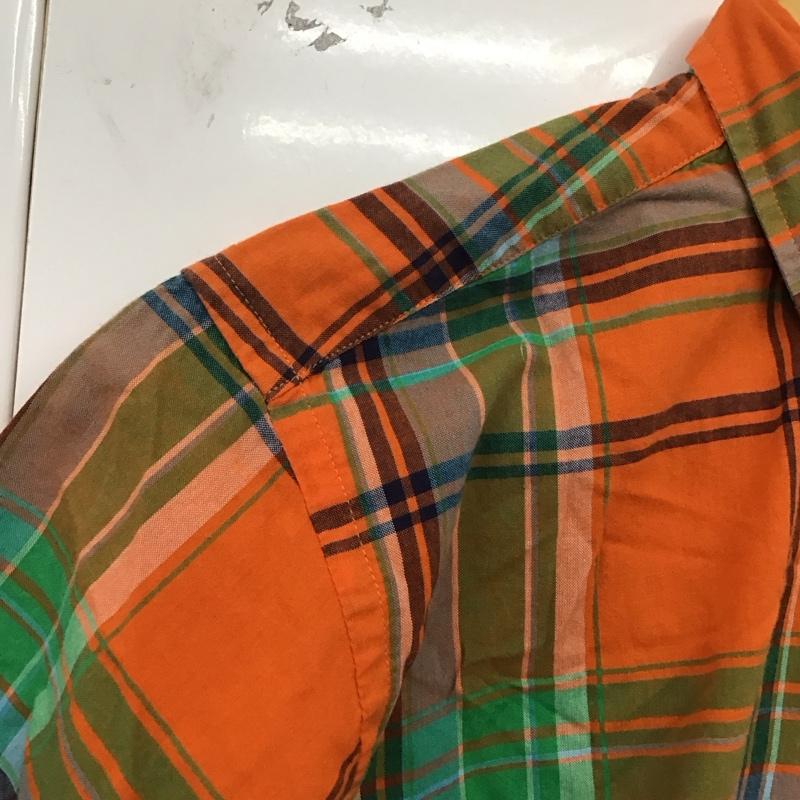 ラルフローレン RALPHLAUREN シャツ、ブラウス 半袖 半袖シャツ チェックシャツ ボタンダウンシャツ M チェック マルチカラー / マルチカラー /  ボーイズ USED 古着 中古 10128764