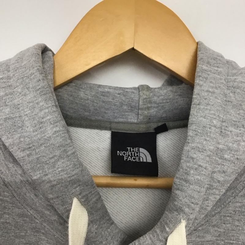 ザノースフェイス THE NORTH FACE パーカー 長袖 nt62002a パーカー プルオーバーパーカー L ロゴ、文字 灰 / グレー /  メンズ USED 古着 中古 10144224