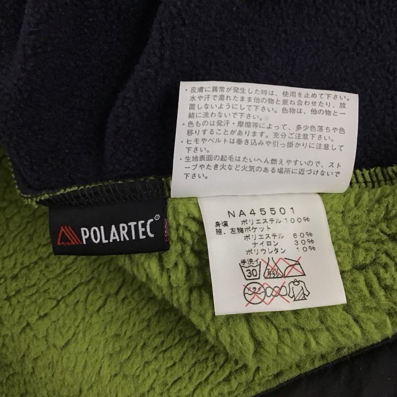 ザノースフェイス THE NORTH FACE ジャケット、上着 ジャンパー、ブルゾン na45501 VERSALOFTJACKET ジップアップジャケット フリースジャケット M ロゴ、文字 緑 / グリーン /  メンズ USED 古着 中古 10123140