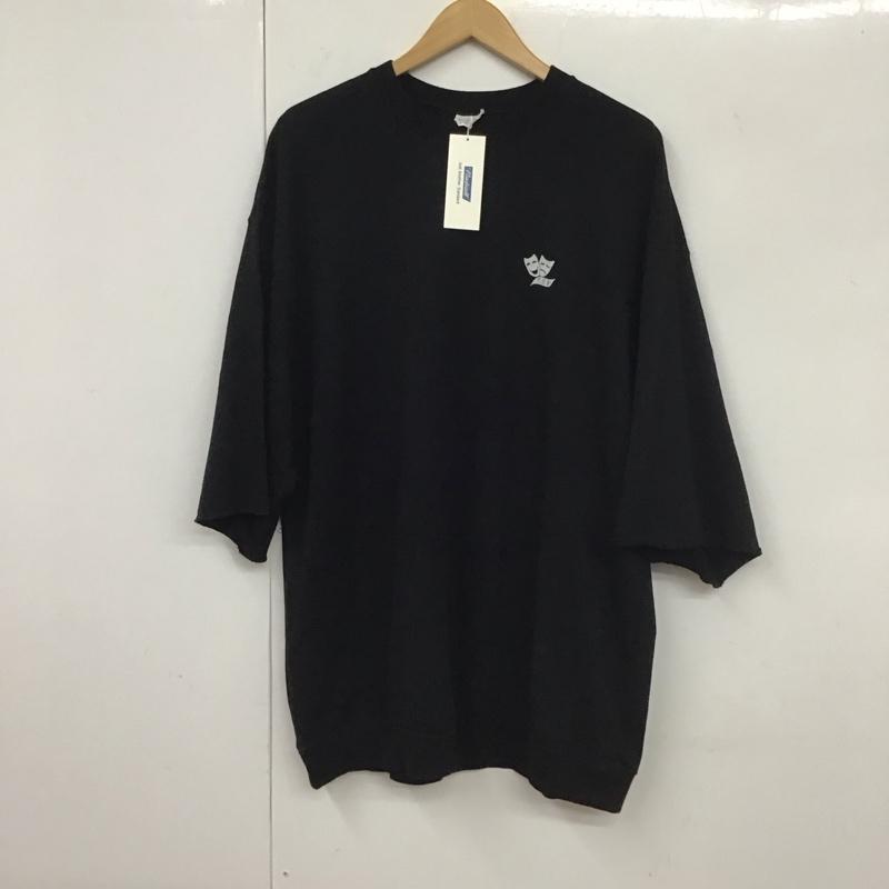 ラディアル RADIALL Tシャツ 半袖 半袖カットソー プリントTシャツ クルーネックカットソー L ロゴ、文字 黒 / ブラック /  メンズ USED 古着 中古 10131001