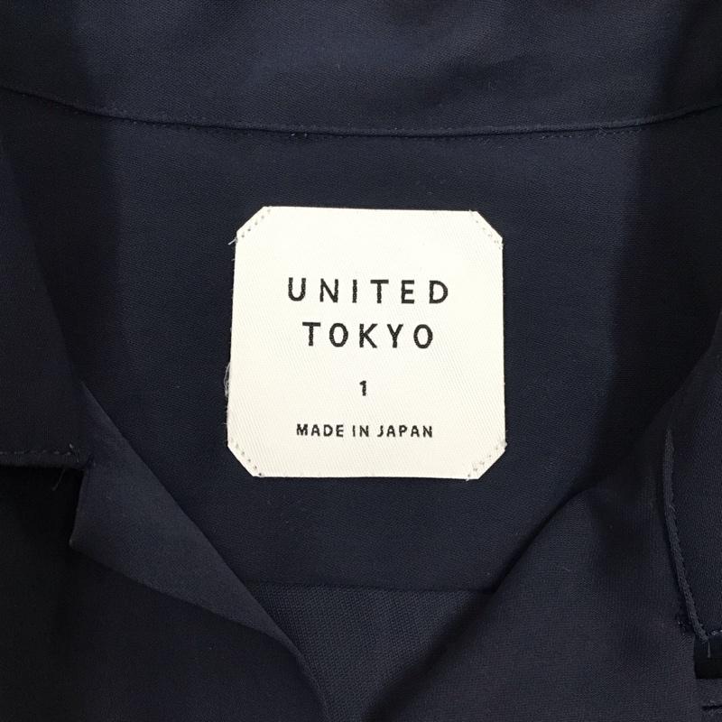 ユナイテッドトウキョウ UNITED TOKYO シャツ、ブラウス 長袖 長袖シャツ カラーシャツ ポケットシャツ 長袖カットソー 1 無地 紺 / ネイビー /  メンズ USED 古着 中古 10117428