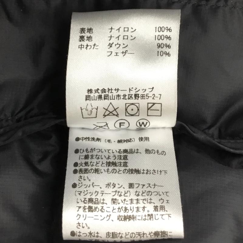 マーモット Marmot ジャケット、上着 ダウンジャケット TSFMD205　750FP　ダウンジャケット L ロゴ、文字 X ワンポイント X 刺繍 黒 / ブラック /  メンズ USED 古着 中古 10122743