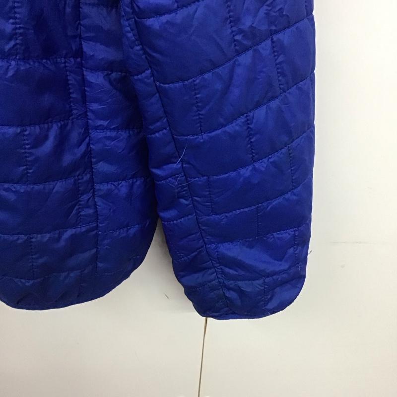 パタゴニア patagonia ジャケット、上着 ジャケット、ブレザー ジップアップジャケット ダウンジャケット アウター XL ロゴ、文字 青 / ブルー /  メンズ USED 古着 中古 10143191