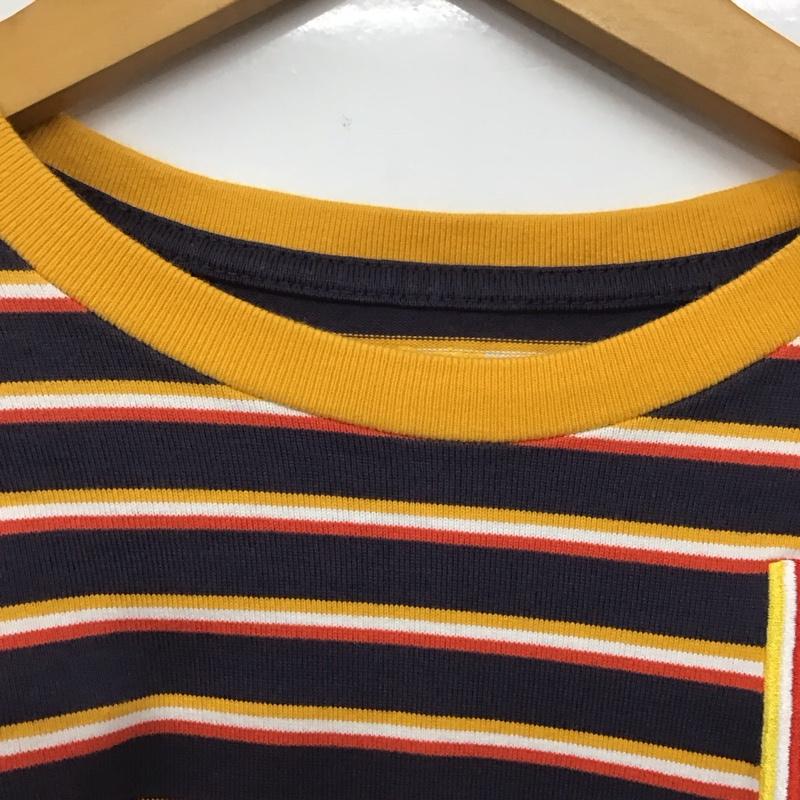 デザインティーシャツストアグラニフ Designtshirtsstoregraniph Tシャツ 半袖 半袖カットソー プリントTシャツ クルーネックカットソー S ボーダー柄 マルチカラー / マルチカラー /  メンズ USED 古着 中古 10145741