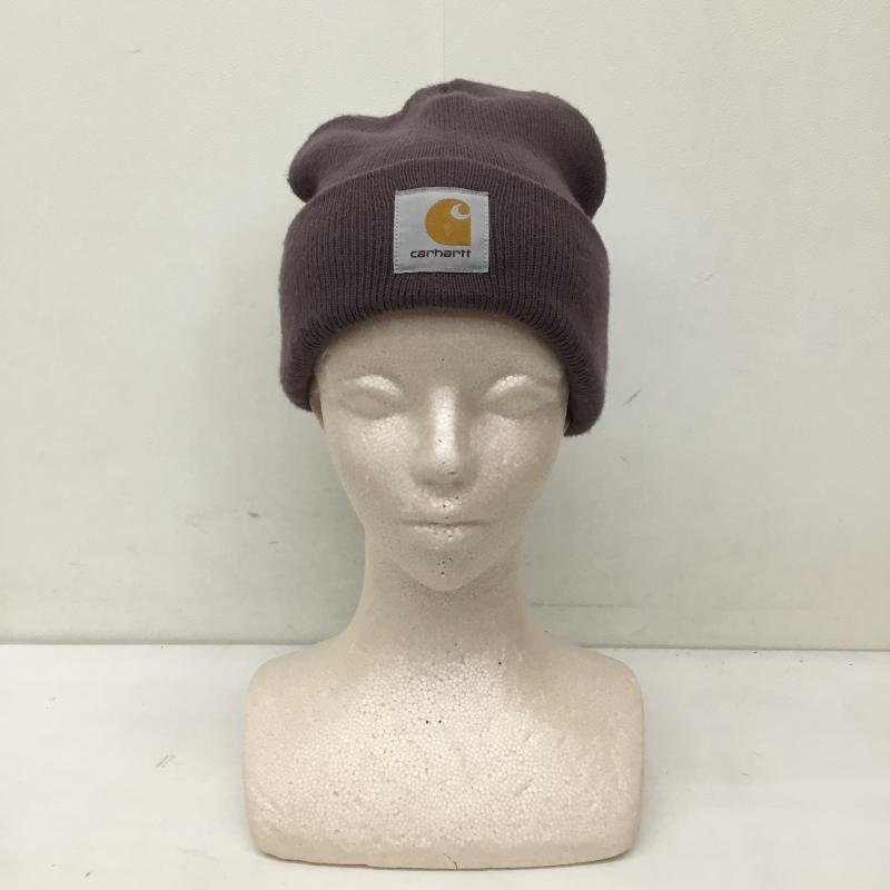 カーハート Carhartt 帽子 ニット帽 FREE ロゴ、文字 紫 / パープル /  メンズ USED 古着 中古 10136541