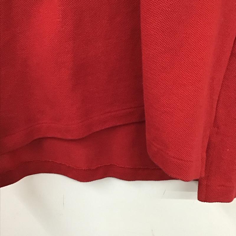 ラルフローレン RALPHLAUREN ポロシャツ 半袖 L 無地 赤 / レッド /  レディース USED 古着 中古 10131749