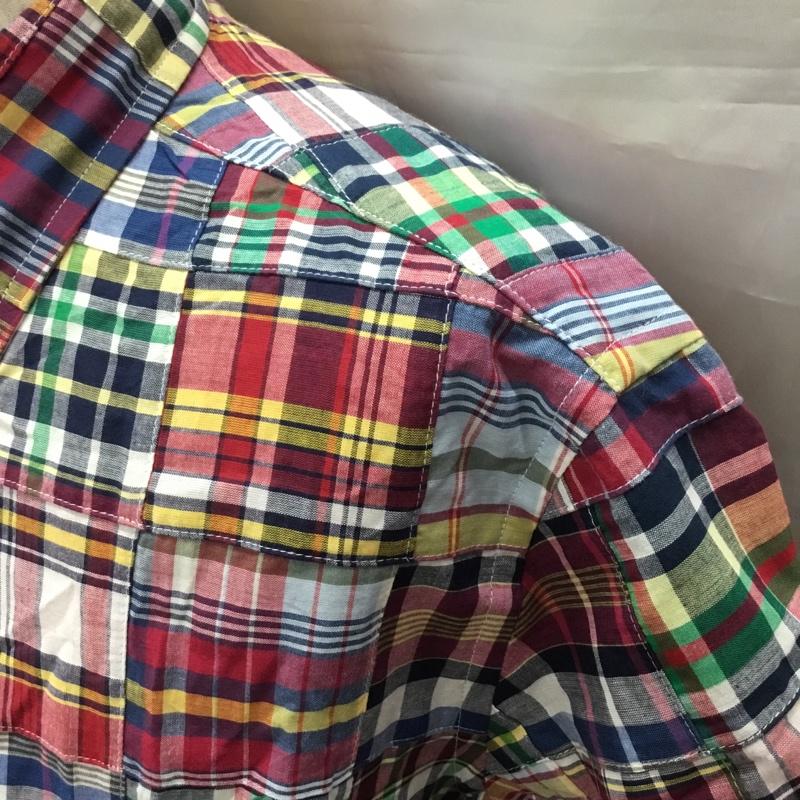 ブルックスブラザーズ BROOKS BROTHERS シャツ、ブラウス 半袖 ボタンダウン M チェック マルチカラー / マルチカラー /  メンズ USED 古着 中古 10111587