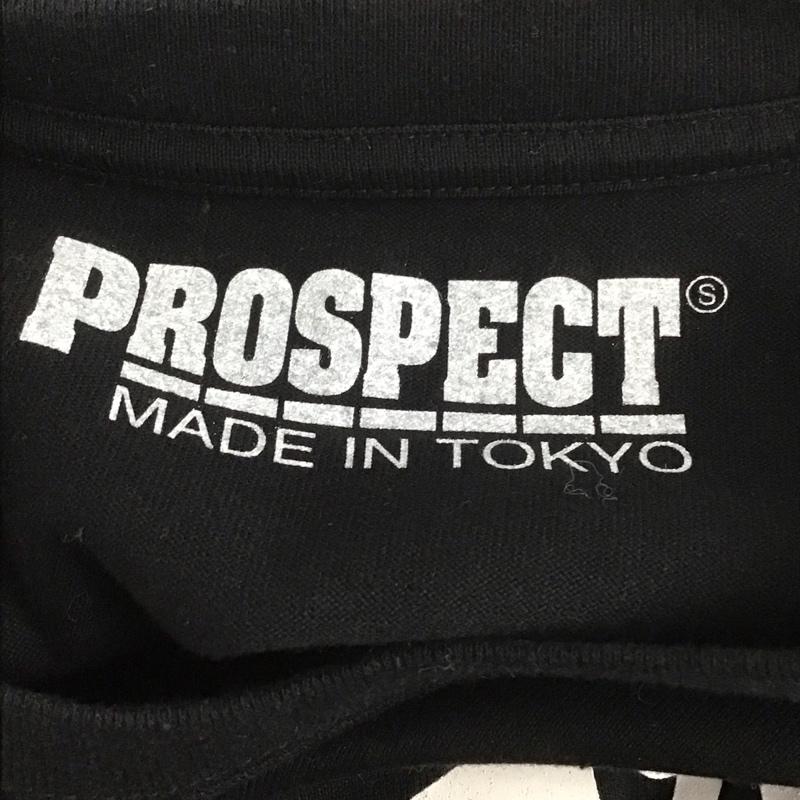 プロスペクト PROSPECT Tシャツ 半袖 半袖カットソー プリントTシャツ クルーネックカットソー S ロゴ、文字 黒 / ブラック /  メンズ USED 古着 中古 10126667