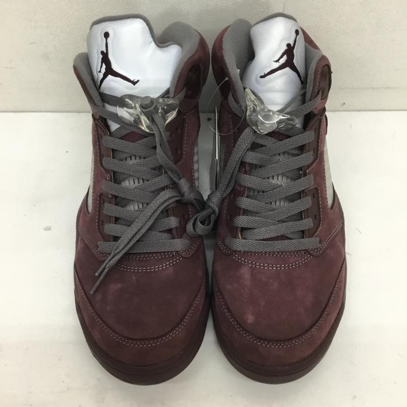 ナイキ NIKE スニーカー スニーカー AIR JORDAN 5 RETRO SE DZ4131-600 ナイキ エアジョーダン 5 レトロ シーズナルエディション ディープバーガンディ ライトグラファイト 27.0cm ロゴ、文字 紫 / パープル /  メンズ USED 古着 中古 10112274