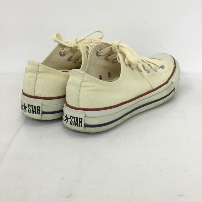 コンバース CONVERSE スニーカー スニーカー M9165 ALL STAR OX 24cm 24.0cm ロゴ、文字 アイボリー / アイボリー /  レディース USED 古着 中古 10133185