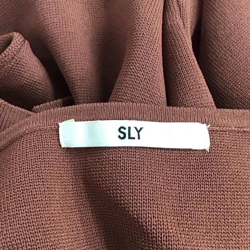 スライ SLY ワンピース ひざ丈スカート 030esh73-4660 半袖ワンピース ニットワンピース 前開き 1 無地 マルチカラー / マルチカラー /  レディース USED 古着 中古 10124077
