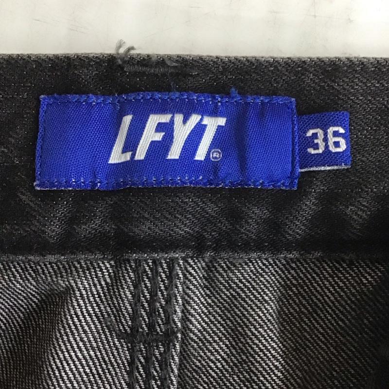 ラファイエット Lafayette パンツ デニム、ジーンズ ls211104 WASHED DENIM DOUBLE KNEE PAINTER PANTS ダブルニー ペインター 36インチ 無地 黒 / ブラック /  メンズ USED 古着 中古 10107851