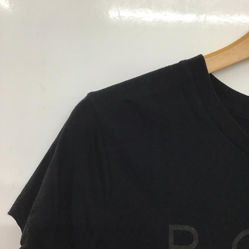 ポロラルフローレン POLO RALPH LAUREN Tシャツ 半袖 半袖カットソー プリントTシャツ クルーネックカットソー M ロゴ、文字 黒 / ブラック /  レディース USED 古着 中古 10145379