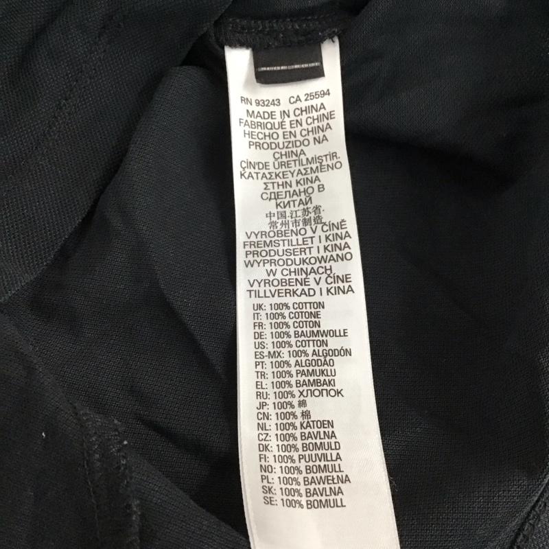ディーゼル DIESEL ポロシャツ 半袖 半袖ポロシャツ カラーシャツ 半袖カットソー S ロゴ、文字 黒 / ブラック /  メンズ USED 古着 中古 10150584