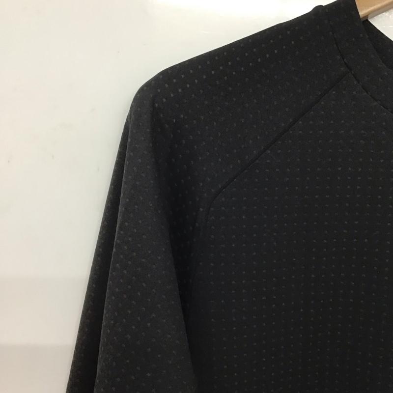 ザノースフェイス THE NORTH FACE カットソー 長袖 nt12123 エクスペディションドライドットクルー 長袖カットソー L ロゴ、文字 黒 / ブラック /  メンズ USED 古着 中古 10146703