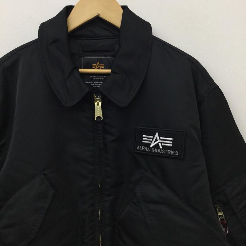 アルファインダストリー Alpha Industries ジャケット、上着 フライトジャケット 2030-401 M 無地 黒 / ブラック /  メンズ USED 古着 中古 10139999