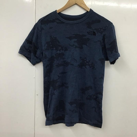 ザノースフェイス THE NORTH FACE Tシャツ 半袖 nt11933 デザートカモ迷彩Tシャツ 半袖カットソー プリントTシャツ M カモフラージュ柄・迷彩 青 / ブルー /  メンズ USED 古着 中古 10130469