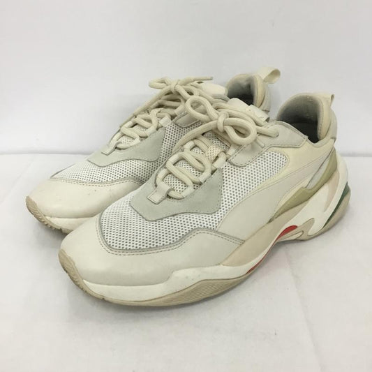 プーマ PUMA スニーカー スニーカー 367516 12 THUNDER SPECTRA 27.5cm 27.5cm ロゴ、文字 アイボリー / アイボリー / X 赤 / レッド / X 緑 / グリーン /  メンズ USED 古着 中古 10130188