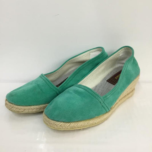 フランチェスカ FRANCESCA パンプス パンプス ジュート ウェッジ ラウンドトゥ 緑 / グリーン / X ベージュ / ベージュ /  レディース USED 古着 中古 10048103