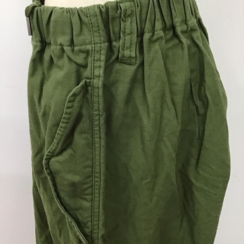 ローリーズファーム LOWRYS FARM パンツ ワークパンツ、ペインターパンツ M 無地 カーキ / カーキ /  レディース USED 古着 中古 10121261