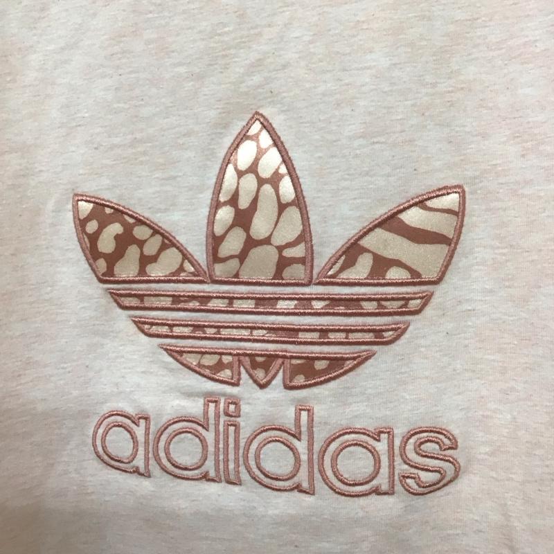アディダス adidas Tシャツ 半袖 ロゴ、文字 桃 / ピンク /  レディース USED 古着 中古 10133791