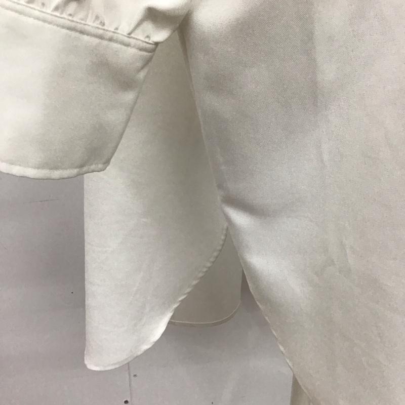 マジェスティックレゴン MAJESTIC LEGON シャツ、ブラウス 長袖 ワンピース FREE 無地 白 / ホワイト /  レディース USED 古着 中古 10121721