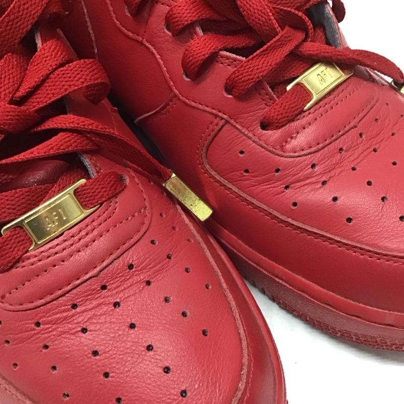 ナイキ NIKE スニーカー スニーカー 808788-981 AIR FORCE 1 28cm 28.0cm ロゴ、文字 赤 / レッド /  メンズ USED 古着 中古 10112174