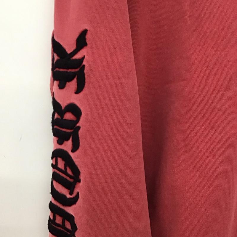 レミ レリーフ REMI RELIEF トレーナー 長袖 長袖トレーナー スウェット クルーネック プルオーバー M ロゴ、文字 赤 / レッド /  メンズ USED 古着 中古 10145062