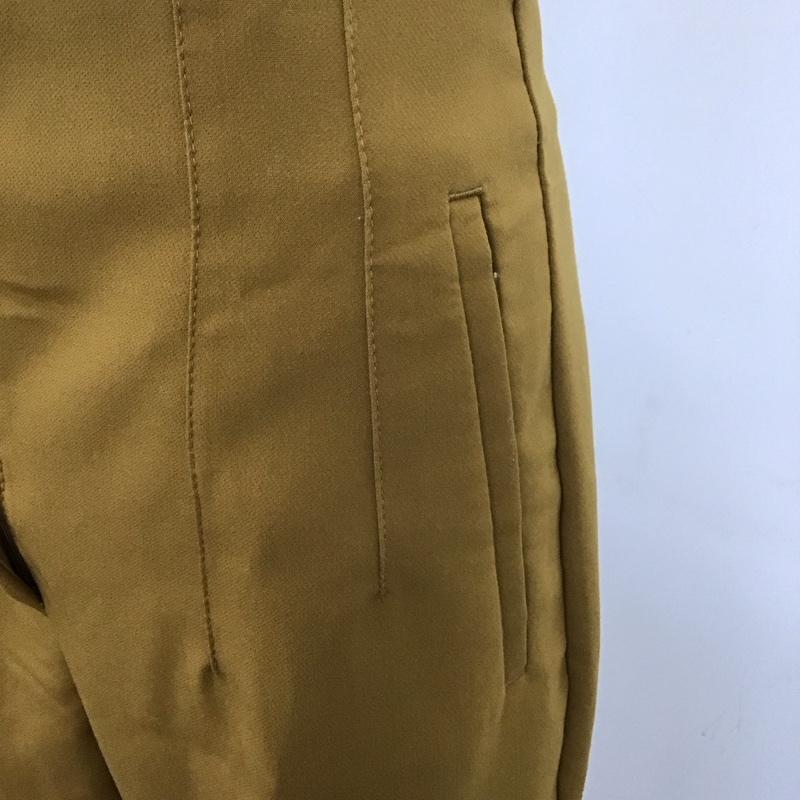 ザラ ZARA ボトムス ボトムス 7901 432 305 ハイウエスト テーパードパンツ S 無地 マスタード / マスタード /  レディース USED 古着 中古 10113498
