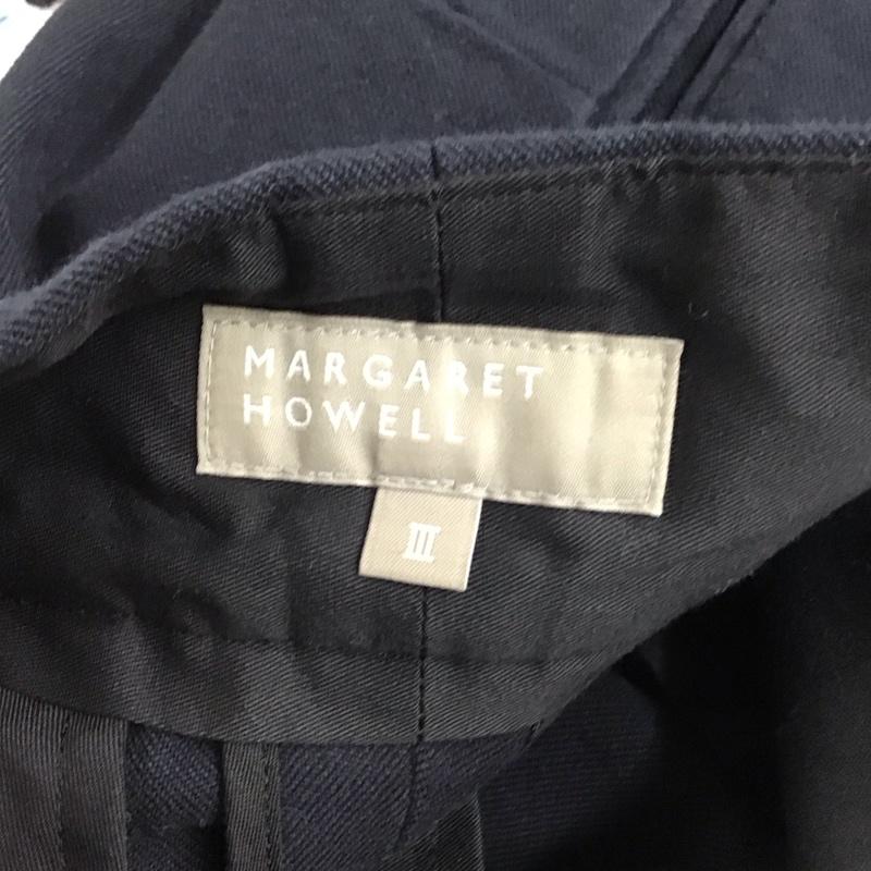 マーガレットハウエル MARGARET HOWELL パンツ ワークパンツ、ペインターパンツ ガチョウパンツ ワイドパンツ カジュアルパンツ 3 無地 紺 / ネイビー /  レディース USED 古着 中古 10122550