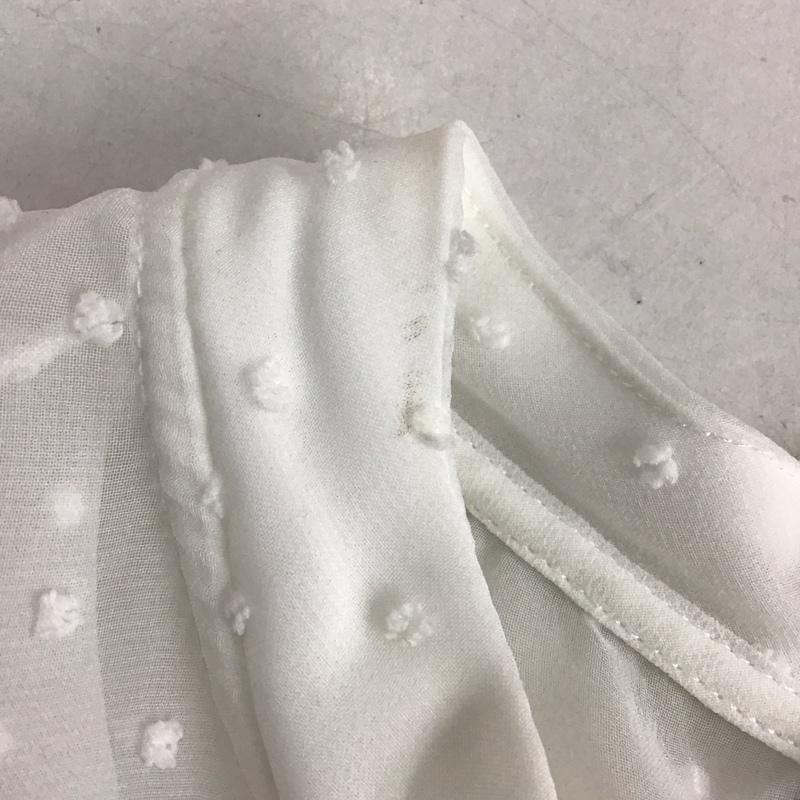 ザラ ZARA シャツ、ブラウス 半袖 S 無地 白 / ホワイト /  レディース USED 古着 中古 10133314