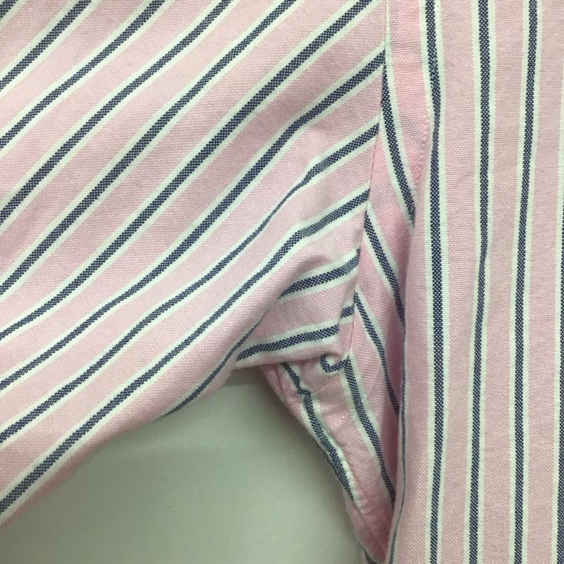 ラルフローレン RALPHLAUREN シャツ、ブラウス 長袖 長袖シャツ ストライプシャツ カラーシャツ ボタンダウンシャツ XS ストライプ 桃 / ピンク /  メンズ USED 古着 中古 10139893