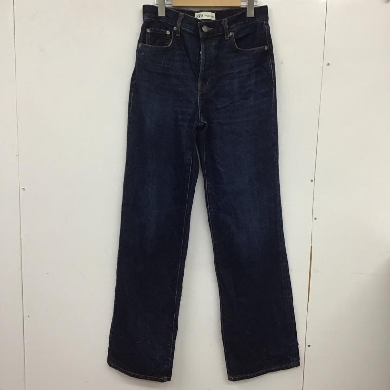 ザラ ZARA パンツ デニム、ジーンズ 無地 インディゴ / インディゴ /  レディース USED 古着 中古 10133551
