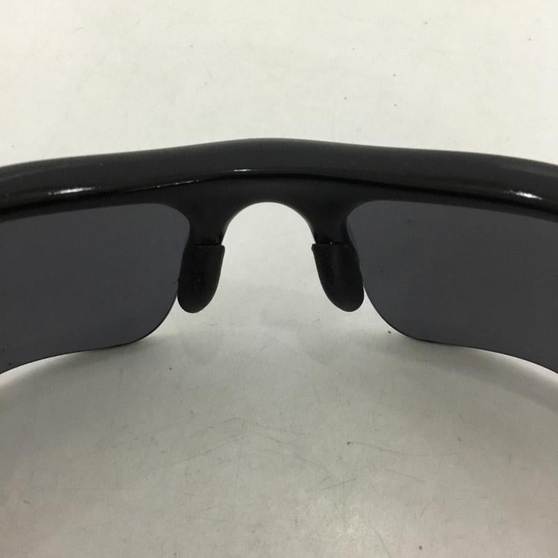 オークリー OAKLEY めがね・サングラス サングラス 12-791 FLAK スポーツサングラス ミラーレンズ 箱有 ワンポイント 黒 / ブラック / X 黄 / イエロー /  メンズ USED 古着 中古 10129370