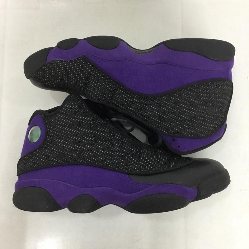 ナイキ NIKE スニーカー スニーカー DJ5982-015 AIR JORDAN 13 RETRO 27cm 27.0cm ワンポイント 黒 / ブラック / X 紫 / パープル /  メンズ USED 古着 中古 10142830