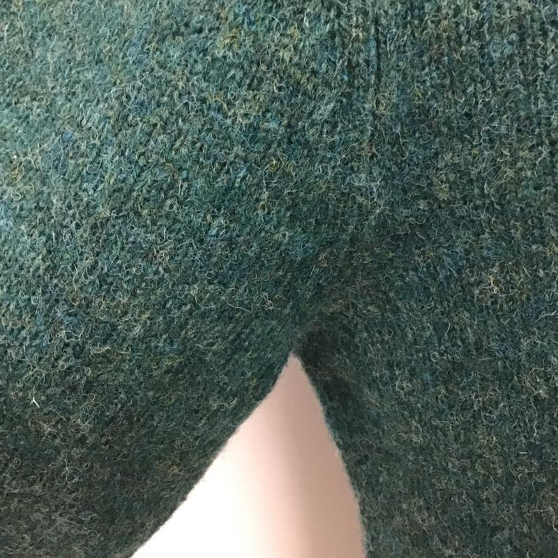 エルエルビーン L.L.Bean ニット、セーター 長袖 ハーフジップ S 無地 緑 / グリーン /  メンズ USED 古着 中古 10111370