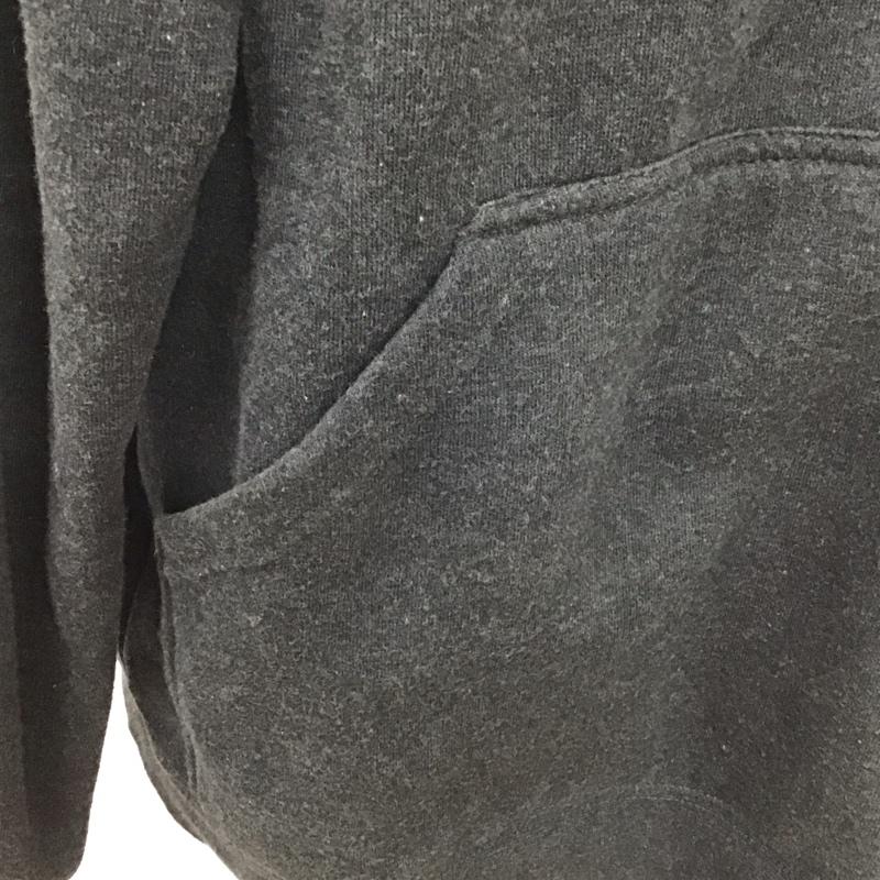 ハーレーダビッドソン Harley-Davidson パーカー 長袖 99035-08VM ジップアップ ドクロ スカル 裏起毛 L ロゴ、文字 ダークグレー / ダークグレー /  メンズ USED 古着 中古 10111873