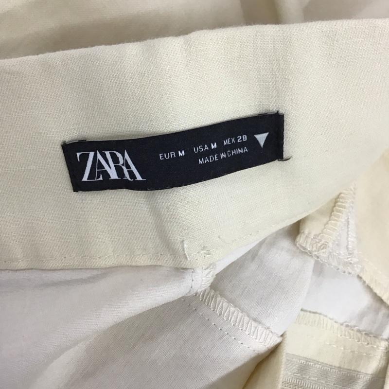 ザラ ZARA パンツ ショートパンツ 4432 201 727 キュロット M 無地 アイボリー / アイボリー /  レディース USED 古着 中古 10112352
