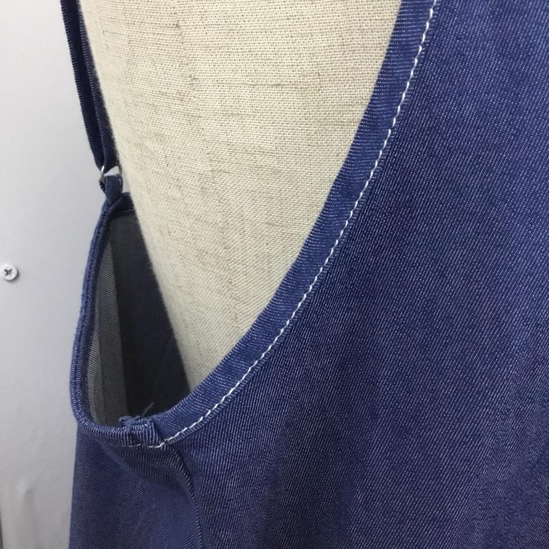 グローバルワーク GLOBAL WORK ワンピース ロングスカート GW722005AD キャミワンピース ティアード FREE 無地 青 / ブルー /  レディース USED 古着 中古 10116079