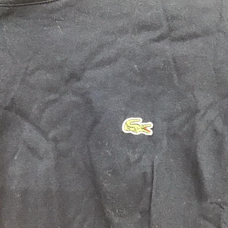 ラコステ LACOSTE Tシャツ 半袖 半袖カットソー プリントTシャツ クルーネックカットソー 4 ロゴ、文字 紺 / ネイビー /  メンズ USED 古着 中古 10150597